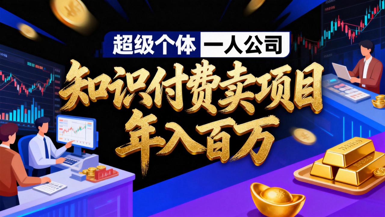 (17093期)2026年“超级个体一人公司”私域卖项目年入百万,个人IP-精准引流-项目包装-转化成交_豪客资源创业项目网-豪客资源_豪客资源库