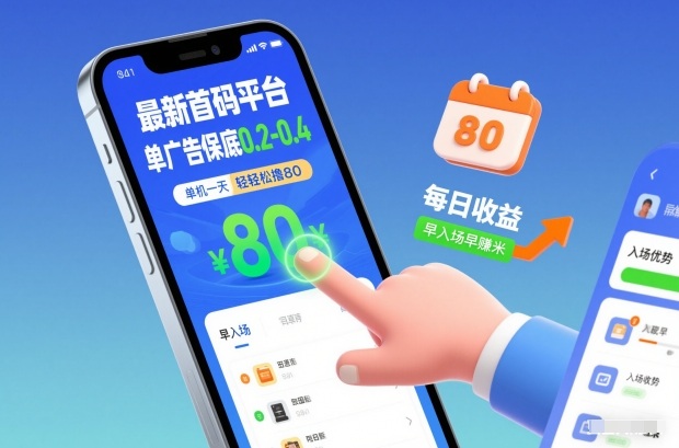 最新首码平台，单广告保底0.2-0.4，单机一天轻松撸80，早入场早賺米【揭秘】——豪客资源创业项目网-豪客资源_豪客资源库