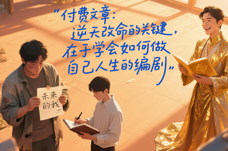 付费文章：逆天改命的关键，在于学会如何做自己人生的编剧——豪客资源创业项目网-豪客资源_豪客资源库