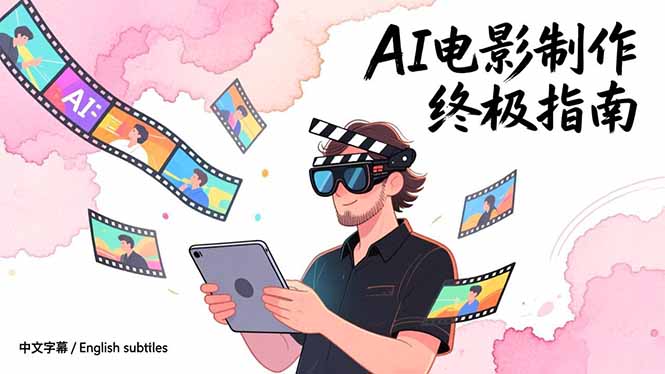 图片[1]-（17130期）AI电影制作终极指南：从创意到成片，系统掌握智能影视全流程实战课（中英字幕）_豪客资源创业项目网-豪客资源