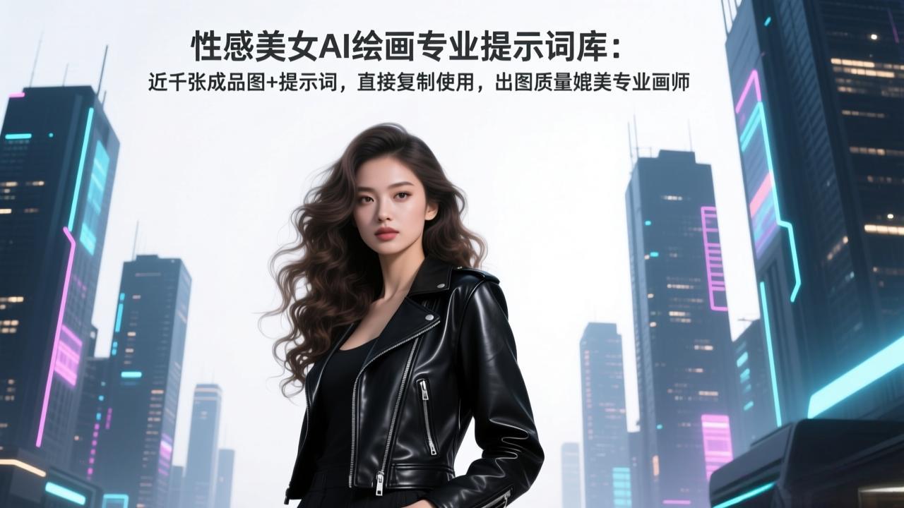 （17262期）性感美女AI绘画专业提示词库：近千张成品图+提示词，直接复制使用，出图质量媲美专业画师_豪客资源创业项目网-豪客资源_豪客资源库