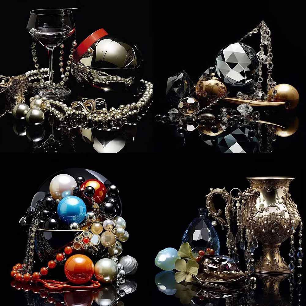 图片[8]-（17272期）460+专业Midjourney珠宝摄影AI提示词+成效果图，戒指/项链/耳环/手链/宝石/及奢侈配饰等全品类_豪客资源创业项目网-豪客资源