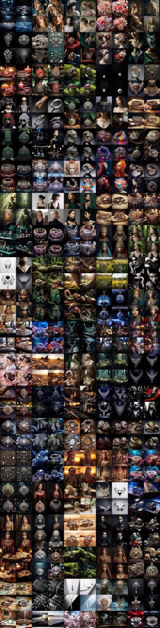 图片[10]-（17272期）460+专业Midjourney珠宝摄影AI提示词+成效果图，戒指/项链/耳环/手链/宝石/及奢侈配饰等全品类_豪客资源创业项目网-豪客资源