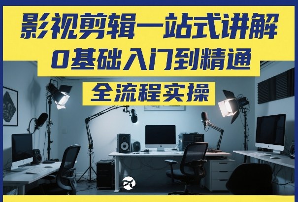 影视剪辑一站式讲解,0基础入门到精通,全流程实操——豪客资源创业项目网-豪客资源_豪客资源库