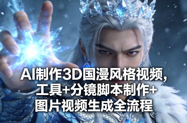 AI制作3D国漫风格视频,工具+分镜脚本制作+图片视频生成全流程——豪客资源创业项目网-豪客资源_豪客资源库