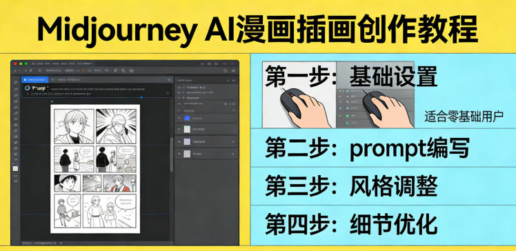 图片[1]-利用Midjourney AI人工智能轻松创作漫画插画教程，零基础创作完整漫画插画——豪客资源创业项目网-豪客资源