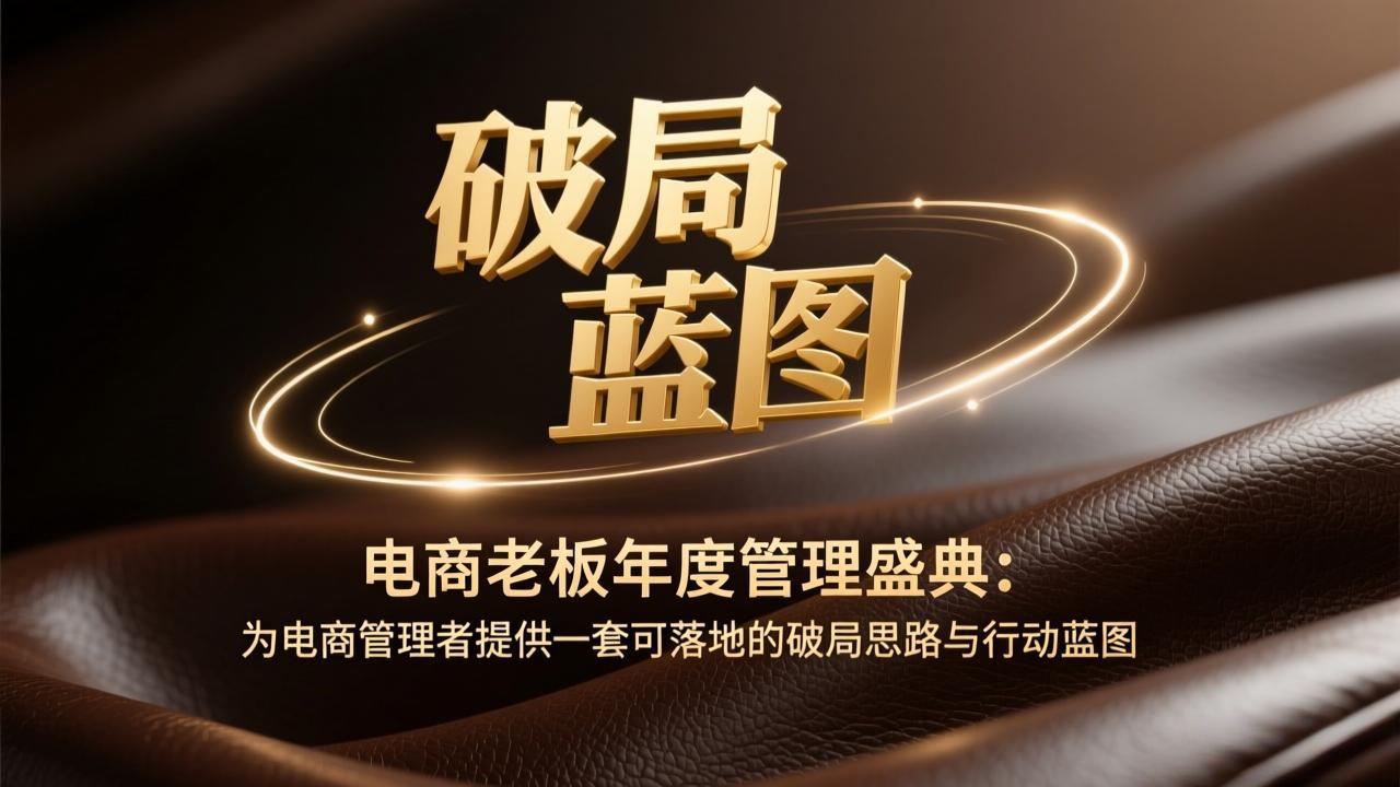 （17374期）电商老板年度管理盛典：为电商管理者提供一套可落地的破局思路与行动蓝图_豪客资源创业项目网-豪客资源_豪客资源库