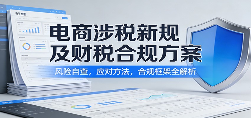 电商涉税新规及财税合规方案：风险自查，应对方法，合规框架全解析_豪客资源创业网-豪客资源_豪客资源库