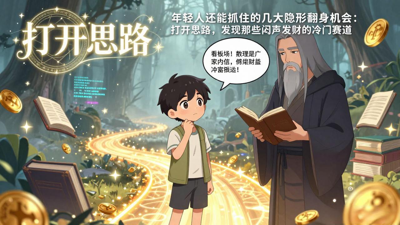 （17471期）付费文1+2：年轻人还能抓住的几大隐形翻身机会：打开思路，发现那些闷声发财的冷门赛道_豪客资源创业项目网-豪客资源_豪客资源库