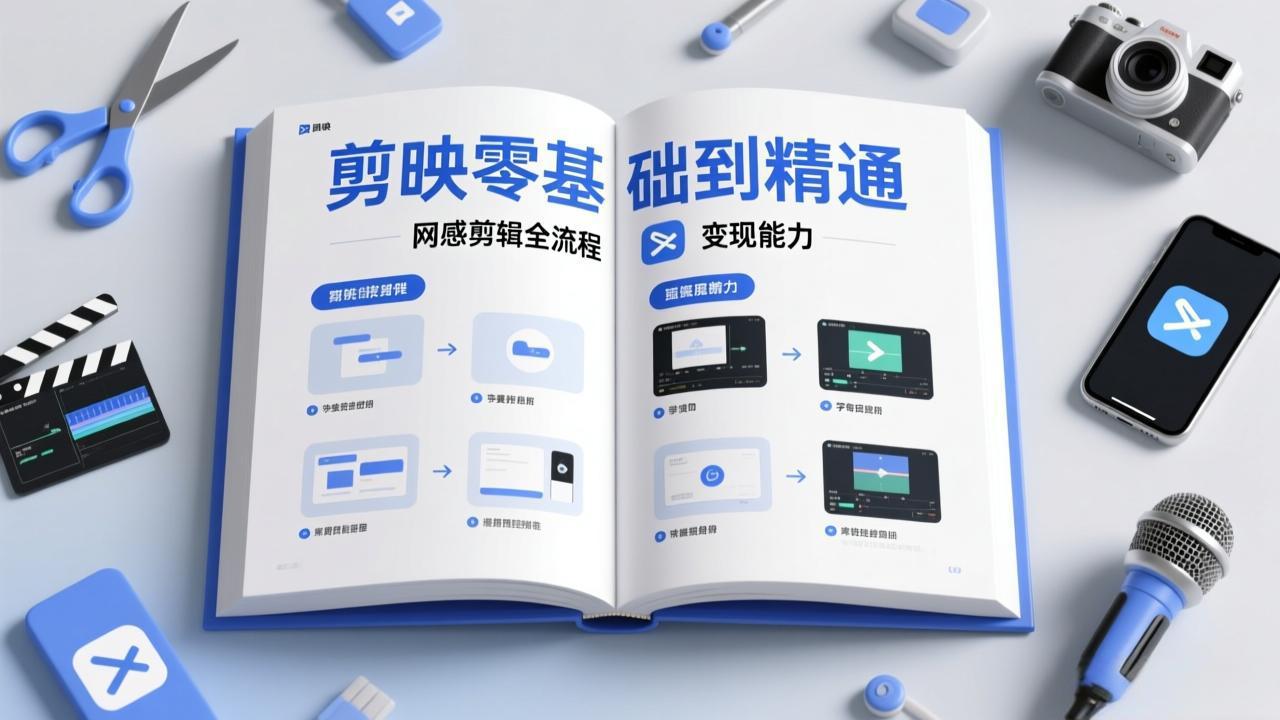 (17473期)剪映零基础也能快速上手,从入门到精通掌握网感剪辑全流程,掌握能直接变现的剪辑能力_豪客资源创业项目网-豪客资源_豪客资源库