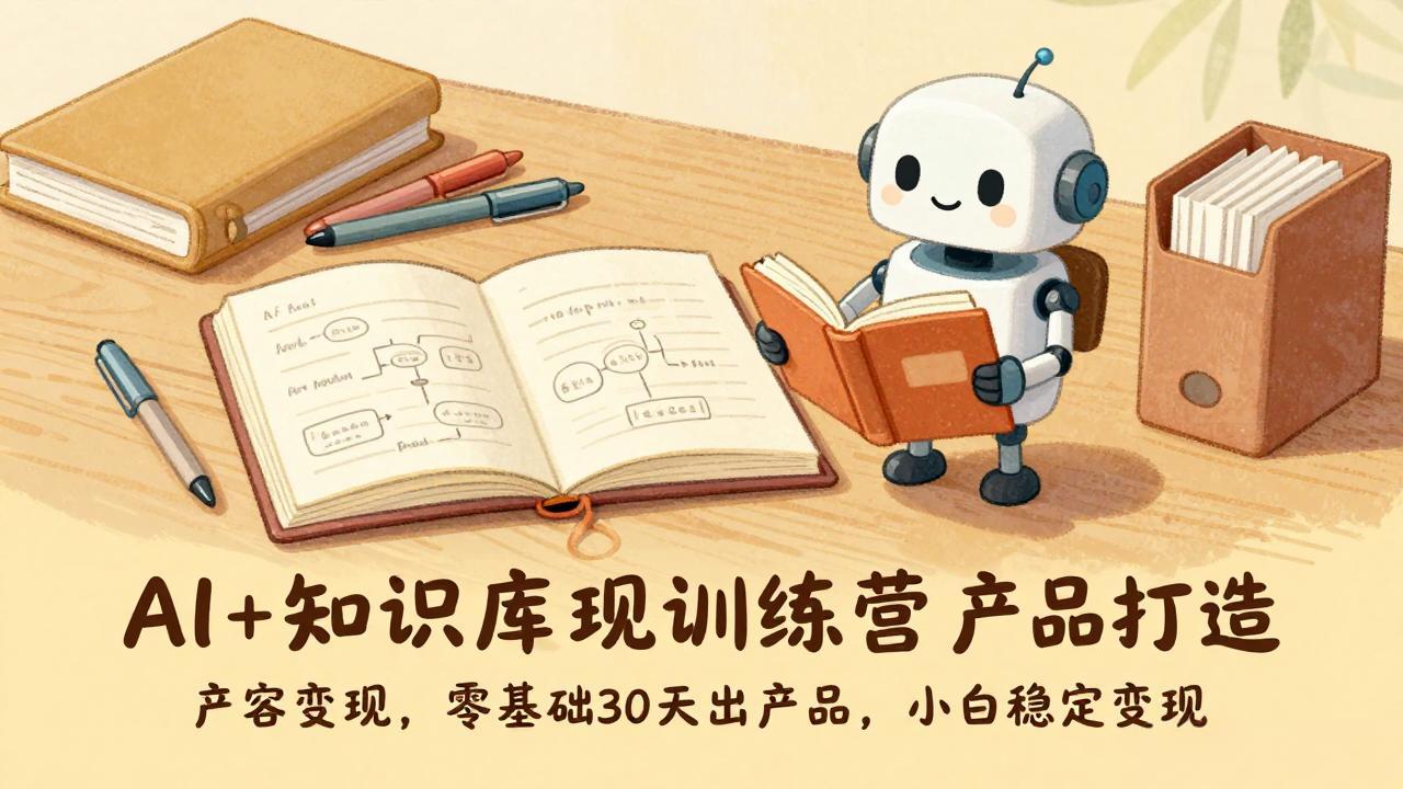 (17323期)AI+知识库变现训练营,产品打造、内容创作、全平台变现,零基础30天出产品,小白稳定变现_豪客资源创业项目网-豪客资源_豪客资源库