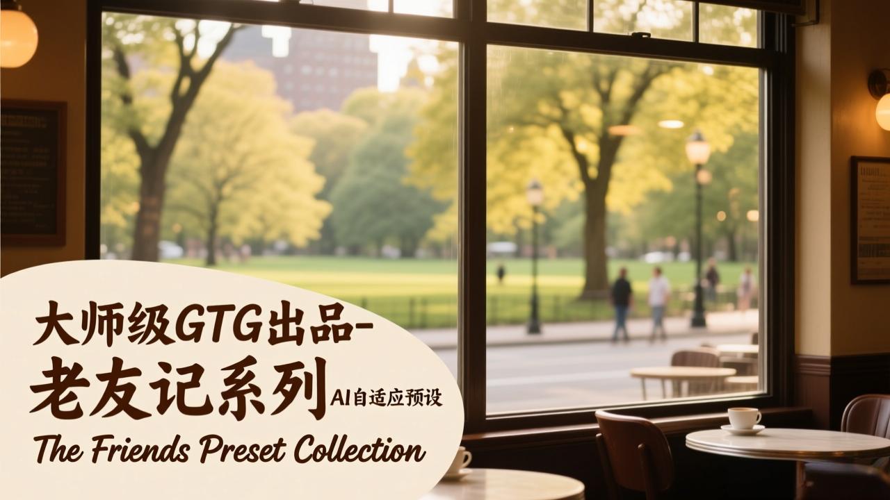 图片[1]-（17403期）大师级GTG出品-老友记系列AI自适应预设The Friends Preset Collection_豪客资源创业项目网-豪客资源