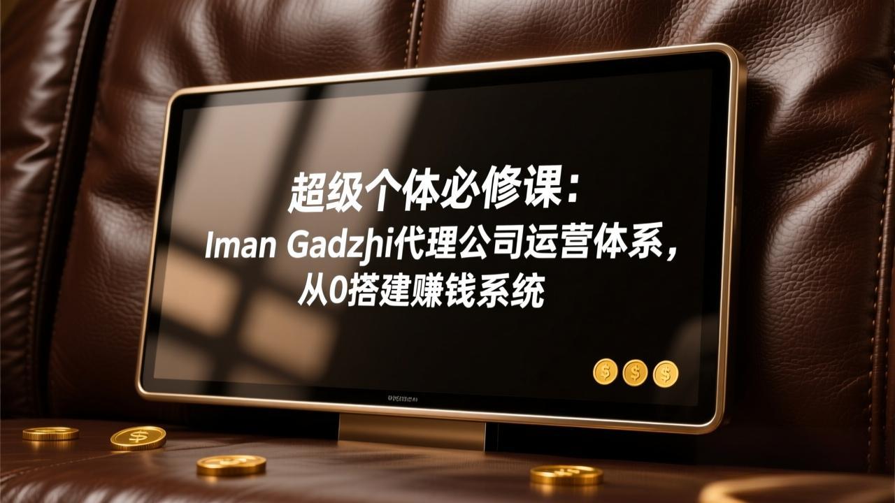 （17525期）超级个体必修课：Iman Gadzhi代理公司运营体系，从0搭建赚钱系统_豪客资源创业项目网-豪客资源_豪客资源库