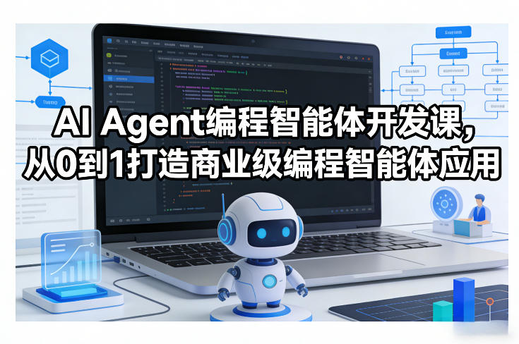AI Agent编程智能体开发课，从0到1打造商业级编程智能体应用——豪客资源创业项目网-豪客资源_豪客资源库