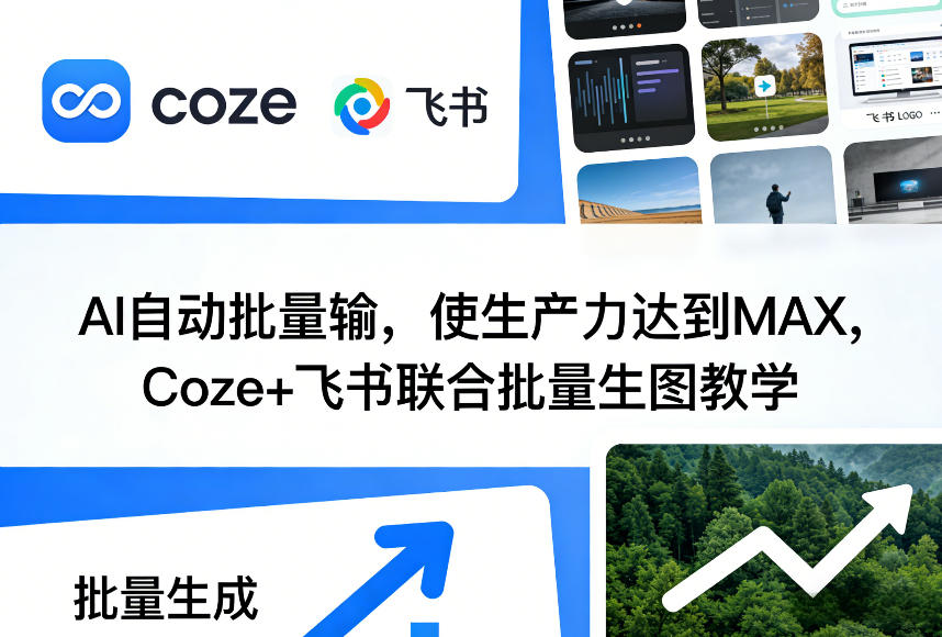 AI自动批量输，使生产力达到MAX，Coze+飞书联合批量生图教学——豪客资源创业项目网-豪客资源_豪客资源库