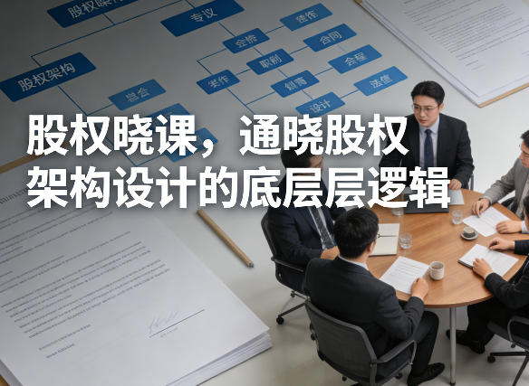 股权晓课,通晓股权架构设计的底层逻辑——豪客资源创业项目网-豪客资源_豪客资源库