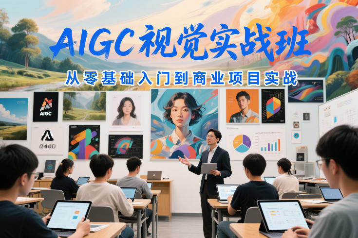 AIGC视觉实战班,从零基础入门到商业项目实战——豪客资源创业项目网-豪客资源_豪客资源库