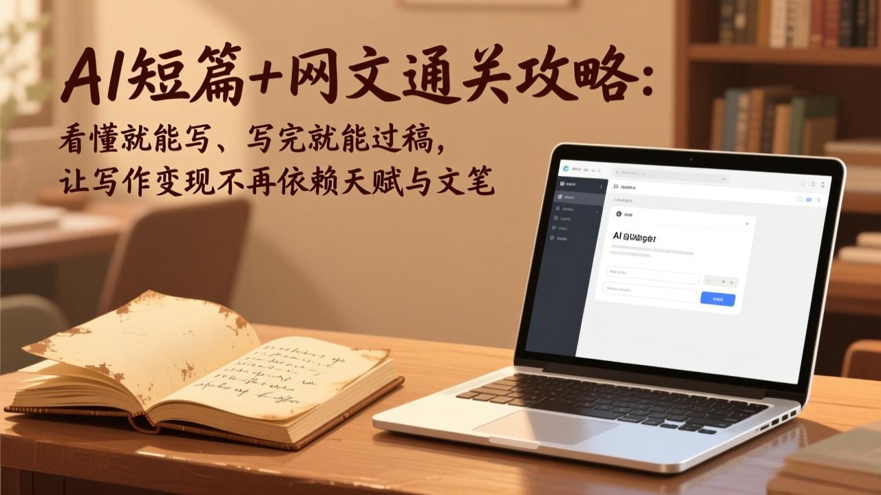 (17515期)AI短篇+网文通关攻略:看懂就能写、写完就能过稿,让写作变现不再依赖天赋与文笔_豪客资源创业项目网-豪客资源_豪客资源库