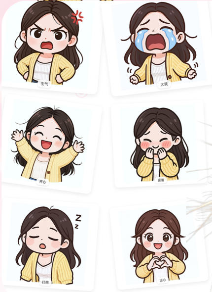 一张照片秒变多种表情包，三步就能拥有专属表情包库，零门槛玩转社交新玩法【文档】——豪客资源创业项目网-豪客资源_豪客资源库