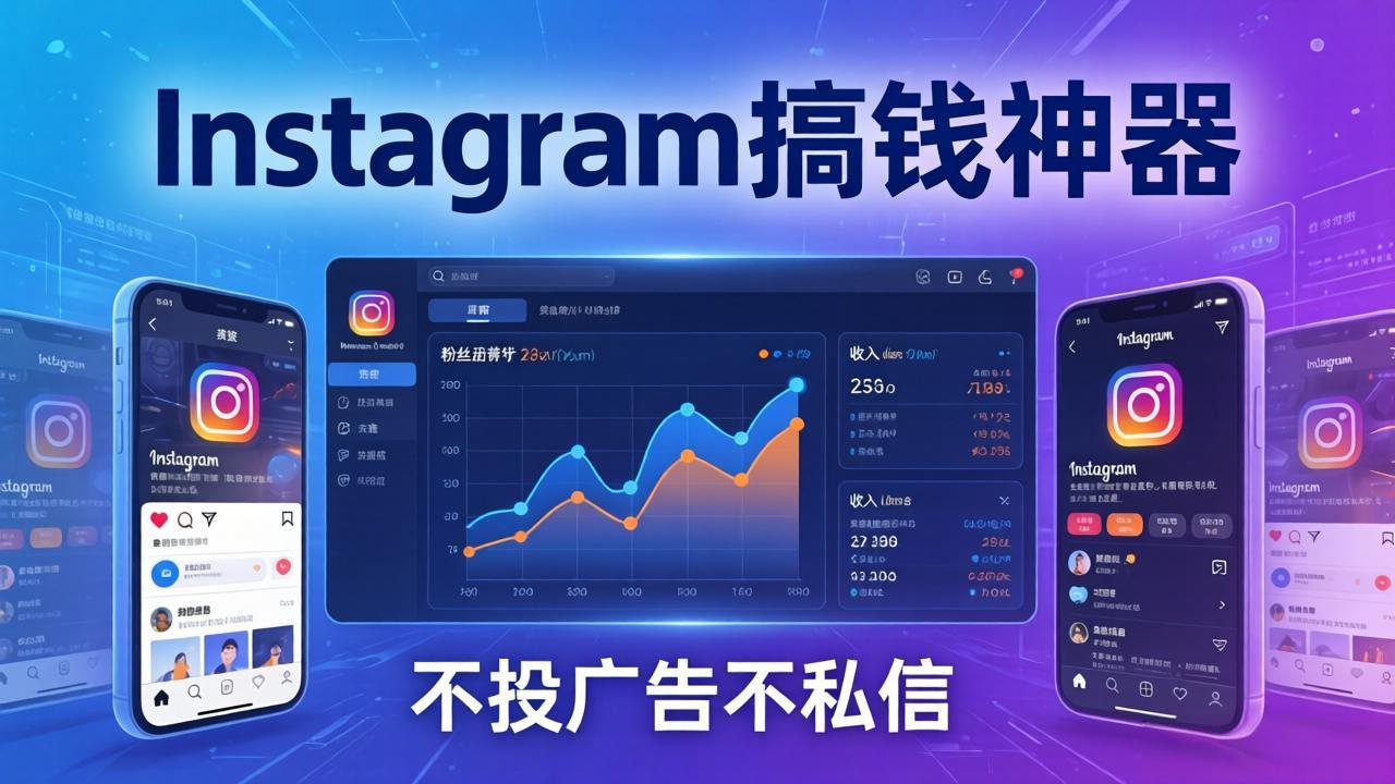 (17731期)Instagram搞钱神器:月涨6万粉+月入5万刀,不投广告不私信,靠算法+低价产品_豪客资源创业项目网-豪客资源_豪客资源库