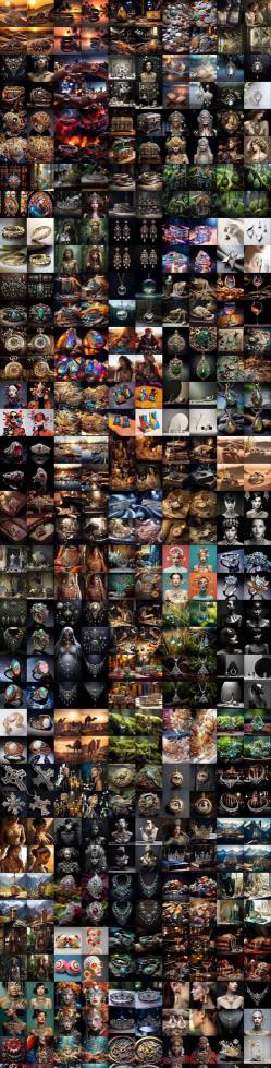 460+专业Midjourney珠宝摄影AI提示词戒指，项链-耳环-手链-宝石等，立即开始创作珠宝艺术——豪客资源创业项目网-豪客资源_豪客资源库