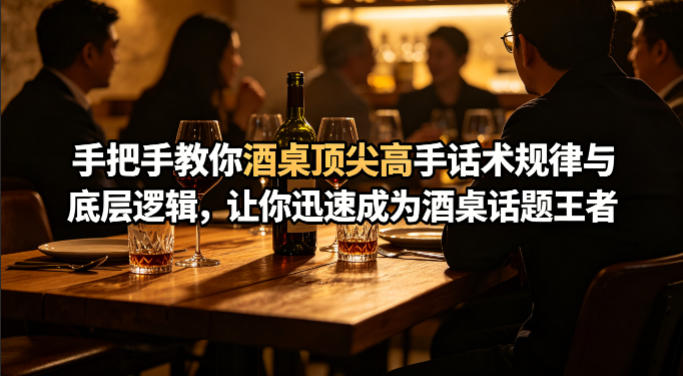 付费文章：手把手教你酒桌顶尖高手话术规律与底层逻辑，让你迅速成为酒桌话题王者(二十年全网独家经验分享)——豪客资源创业项目网-豪客资源_豪客资源库