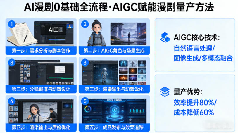 AI漫剧0基础全流程，快速掌握AIGC赋能的漫剧量产方法——豪客资源创业项目网-豪客资源_豪客资源库
