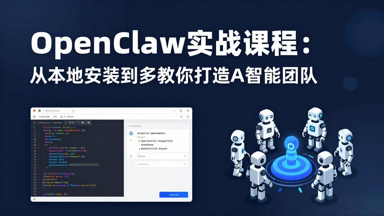（17883期）OpenClaw实战课程：从本地安装到多Agent协同，手把手教你打造AI智能团队_豪客资源创业项目网-豪客资源_豪客资源库