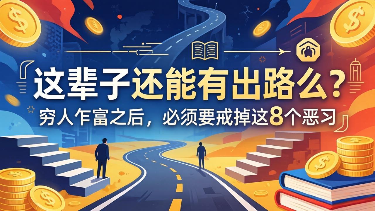 （18214期）关于人生两篇付费文章【这辈子还能有出路么？】【穷人乍富之后，必须要戒掉这8个恶习】_豪客资源创业项目网-豪客资源_豪客资源库