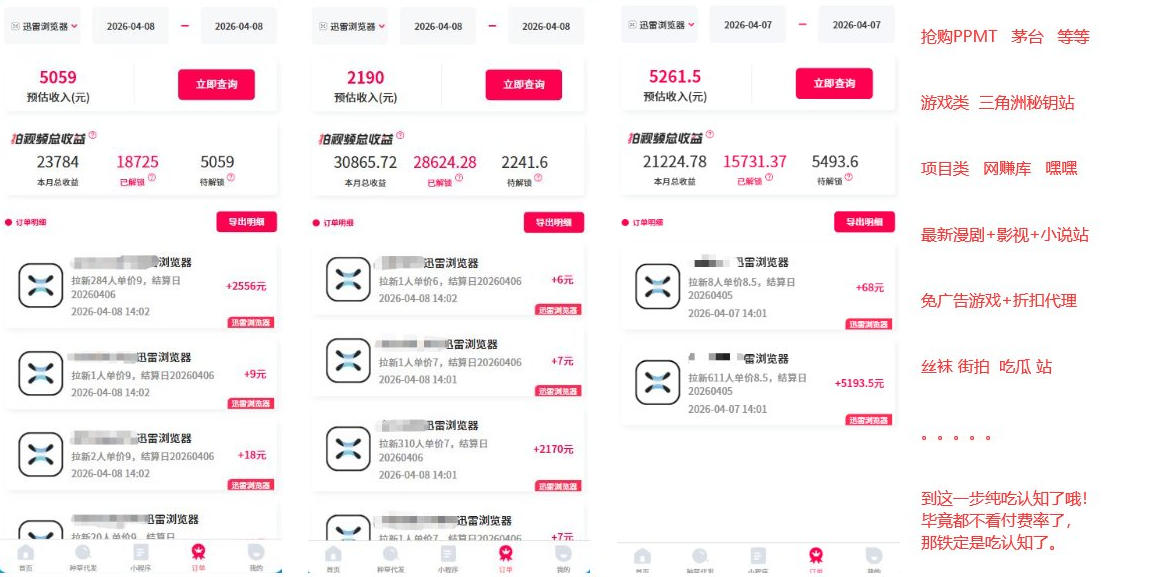 迅雷浏览器项目2.0_拆个大佬周1W的打法——豪客资源创业项目网-豪客资源_豪客资源库